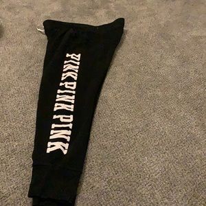 PINK (black) sweatpants
